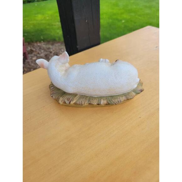 Vintage Homco Pig Figurine 5 Little Piglets, Home Interiors, Masterpiece 1985 - Picture 5 of 6